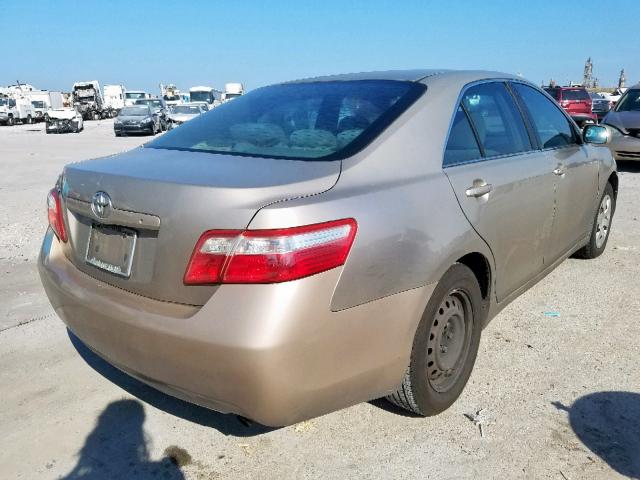 4T1BE46K69U854793 - 2009 TOYOTA CAMRY BASE GOLD photo 4