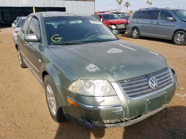 WVWPD63B33P112418 - 2003 VOLKSWAGEN PASSAT GLS GREEN photo 1