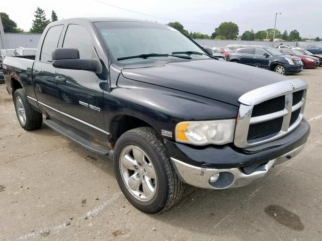 1D7HU18D54J155752 - 2004 DODGE RAM 1500 S BLACK photo 1