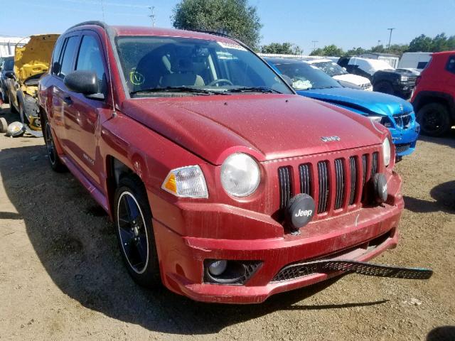 1J8FF47W67D385683 - 2007 JEEP COMPASS RED photo 1