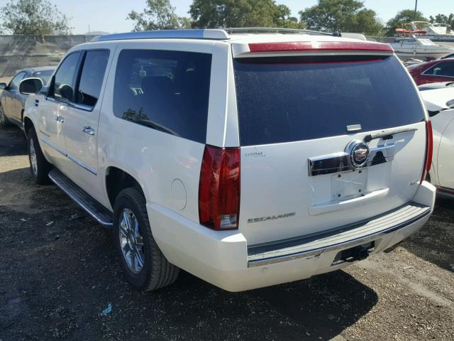 1GYFK66867R292774 - 2007 CADILLAC ESCALADE E WHITE photo 3