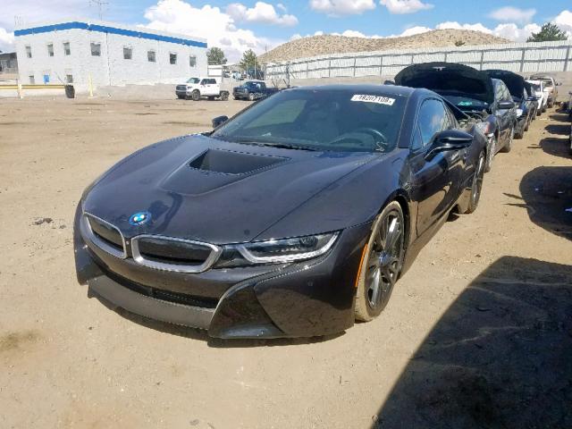 WBY2Z2C58FVX64948 - 2015 BMW I8 BLACK photo 2