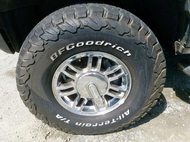 5GTDN13E678201373 - 2007 HUMMER H3 BLUE photo 9