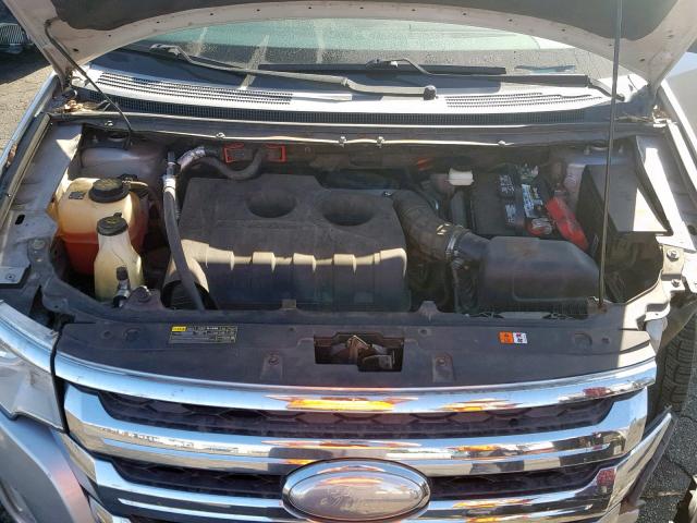 2FMDK3K93CBA60507 - 2012 FORD EDGE LIMIT SILVER photo 7