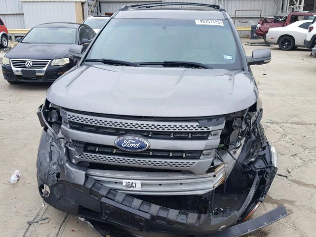 1FMHK7F89CGA98469 - 2012 FORD EXPLORER L CHARCOAL photo 9