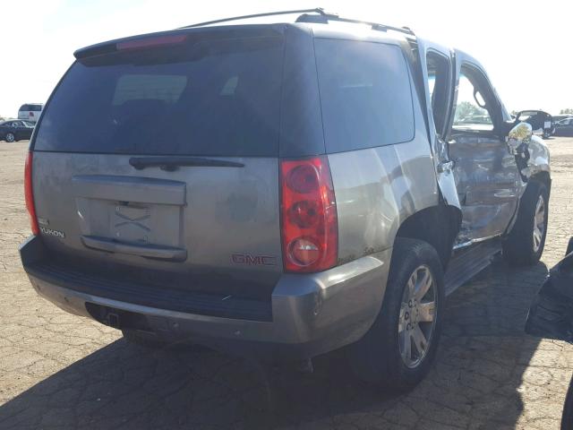 1GKFK13008R138879 - 2008 GMC YUKON GRAY photo 4