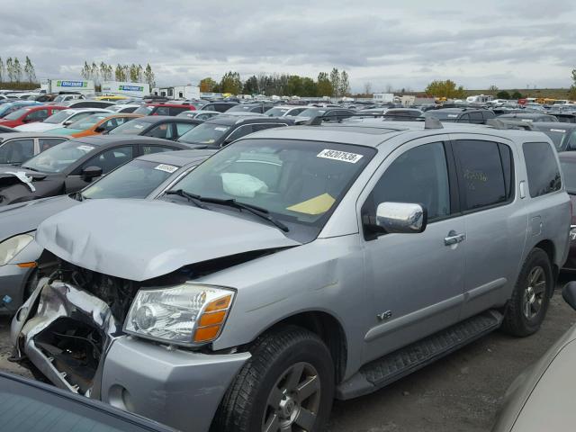 5N1BA08C57N707558 - 2007 NISSAN ARMADA SE SILVER photo 2