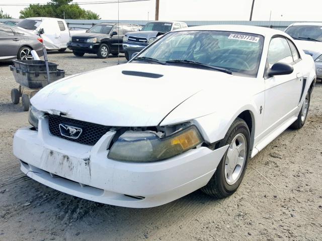 1FAFP40461F155253 - 2001 FORD MUSTANG WHITE photo 2