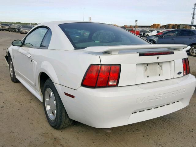 1FAFP40461F155253 - 2001 FORD MUSTANG WHITE photo 3