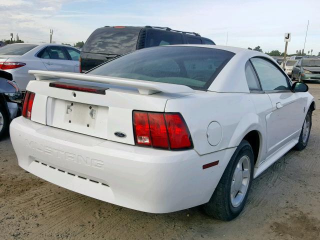 1FAFP40461F155253 - 2001 FORD MUSTANG WHITE photo 4
