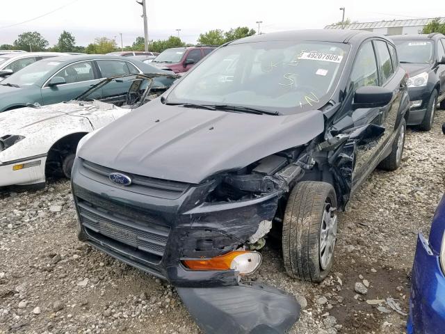 1FMCU0F78DUD49973 - 2013 FORD ESCAPE S BLACK photo 2