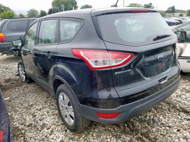 1FMCU0F78DUD49973 - 2013 FORD ESCAPE S BLACK photo 3