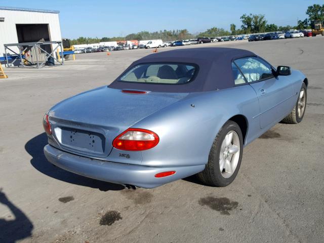 SAJGX2740VC004765 - 1997 JAGUAR XK8 BLUE photo 4