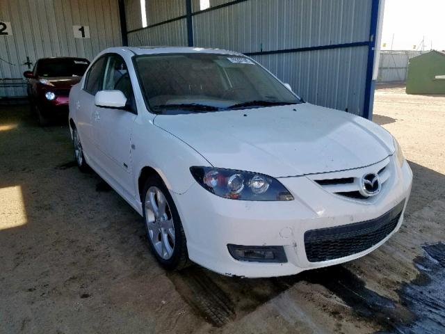 JM1BK324681101621 - 2008 MAZDA 3 S WHITE photo 1