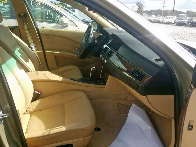 WBANN73566CN03057 - 2006 BMW 530 XIT TAN photo 5