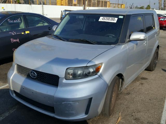 JTLKE50E081050152 - 2008 TOYOTA SCION XB Gümüş foto 2