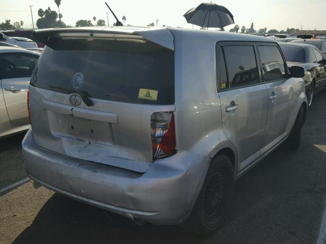 JTLKE50E081050152 - 2008 TOYOTA SCION XB Gümüş foto 4