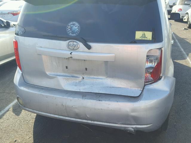 JTLKE50E081050152 - 2008 TOYOTA SCION XB Gümüş foto 9