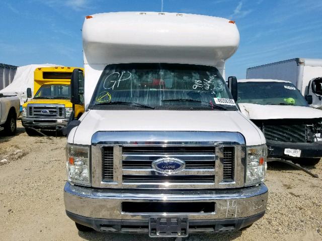 1FDFE45S49DA06527 - 2009 FORD ECONOLINE WHITE photo 7