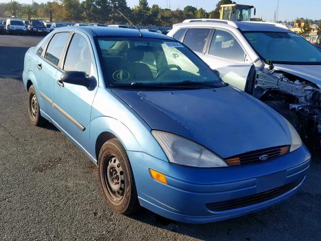 1FAHP33PXYW158837 - 2000 FORD FOCUS LX BLUE photo 1