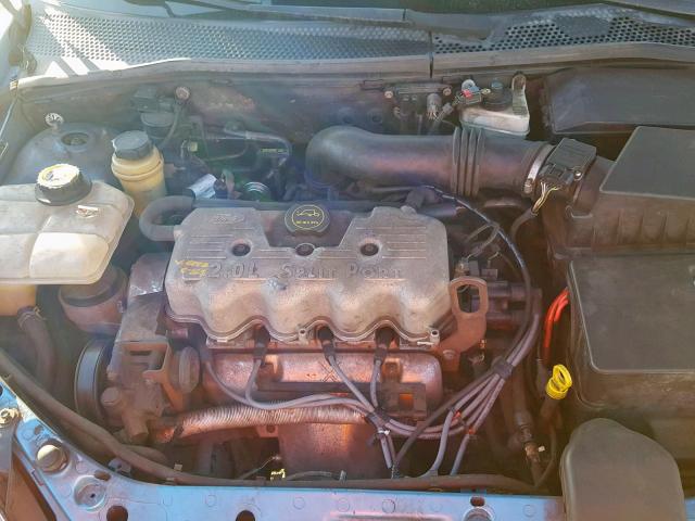 1FAHP33PXYW158837 - 2000 FORD FOCUS LX BLUE photo 7