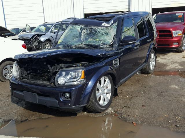 SALAG2V67GA787969 - 2016 LAND ROVER LR4 HSE BLUE photo 2