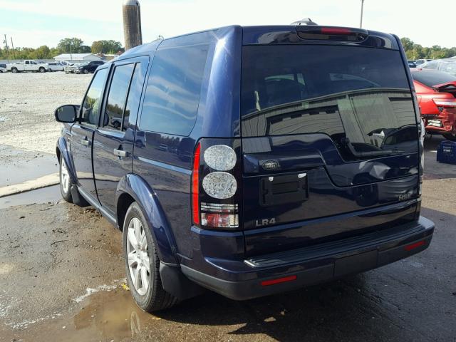 SALAG2V67GA787969 - 2016 LAND ROVER LR4 HSE BLUE photo 3