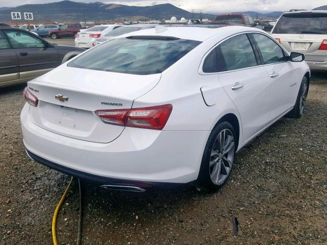 1G1ZE5SX8LF012195 - 2020 CHEVROLET MALIBU PRE WHITE photo 4