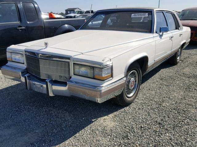 1G6DW5479LR717990 - 1990 CADILLAC BROUGHAM TAN photo 2