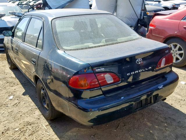 1NXBR12E1XZ229945 - 1999 TOYOTA COROLLA VE GREEN photo 3