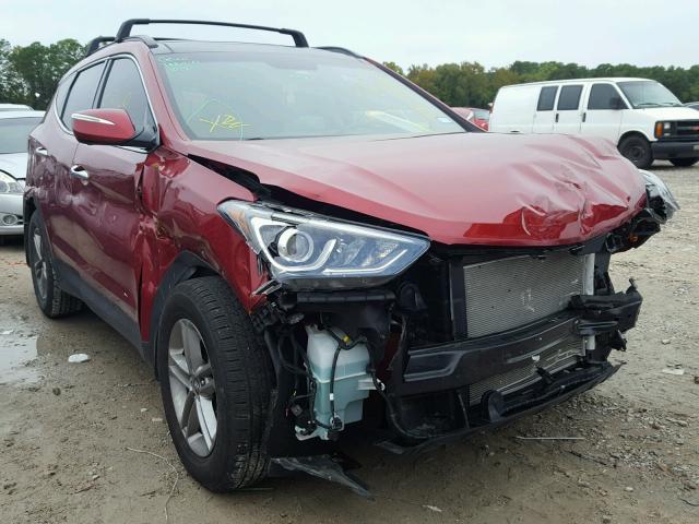 5XYZU3LB9JG518047 - 2018 HYUNDAI SANTA FE S RED photo 1