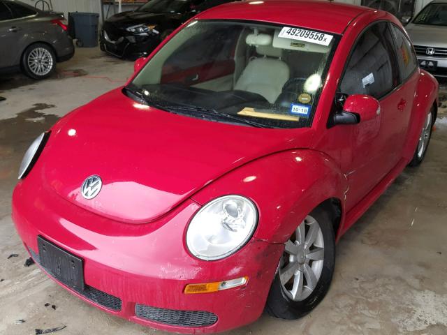 3VWPW31C48M510266 - 2008 VOLKSWAGEN NEW BEETLE RED photo 2