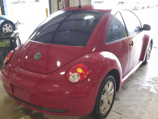 3VWPW31C48M510266 - 2008 VOLKSWAGEN NEW BEETLE RED photo 4