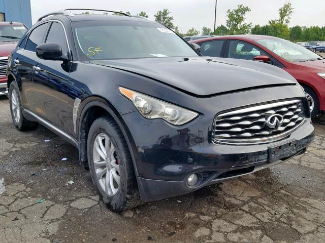 JNRAS18W39M158593 - 2009 INFINITI FX35 BLACK photo 1