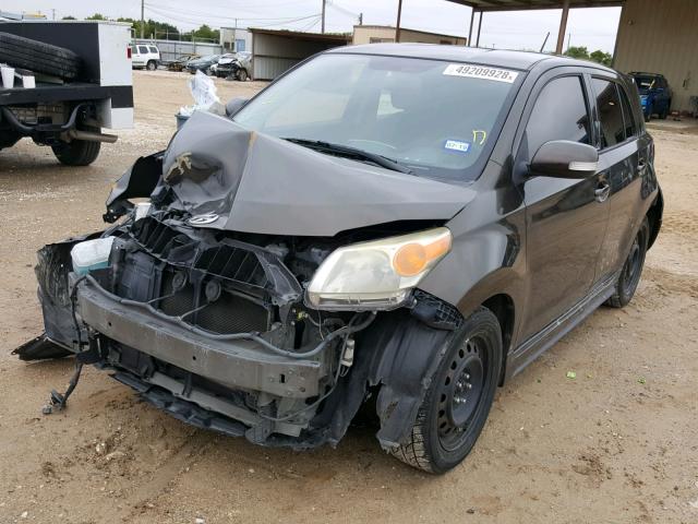 JTKKU4B49B1008558 - 2011 TOYOTA SCION XD BROWN photo 2