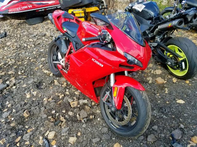 ZDM1XBEW57B006842 - 2007 DUCATI 1098 BASE RED photo 1