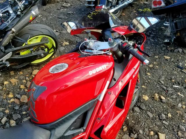 ZDM1XBEW57B006842 - 2007 DUCATI 1098 BASE RED photo 5