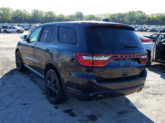 1C4SDJCTXHC653101 - 2017 DODGE DURANGO R/ BLACK photo 3