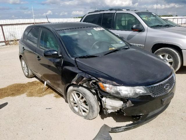 KNAFU5A29C5621043 - 2012 KIA FORTE EX BLACK photo 1