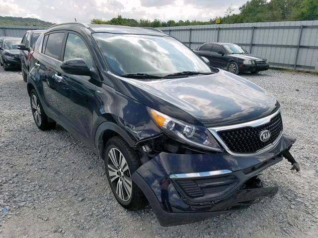 KNDPCCAC8G7874355 - 2016 KIA SPORTAGE E BLACK photo 1