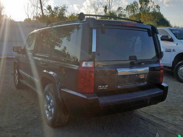1J8HG58NX6C197299 - 2006 JEEP COMMANDER შავი ფოტო 3