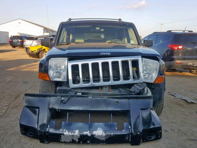 1J8HG58NX6C197299 - 2006 JEEP COMMANDER შავი ფოტო 9