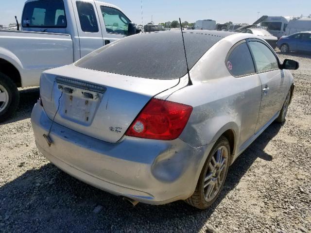JTKDE177070149250 - 2007 TOYOTA SCION TC ვერცხლისფერი ფოტო 4