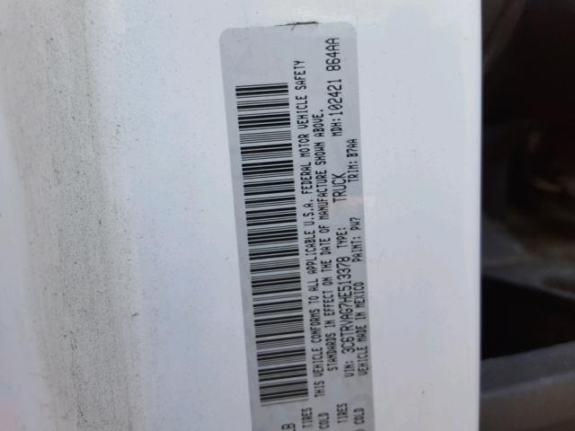 3C6TRVAG7HE513378 - 2017 RAM PROMASTER 白色 照片 10