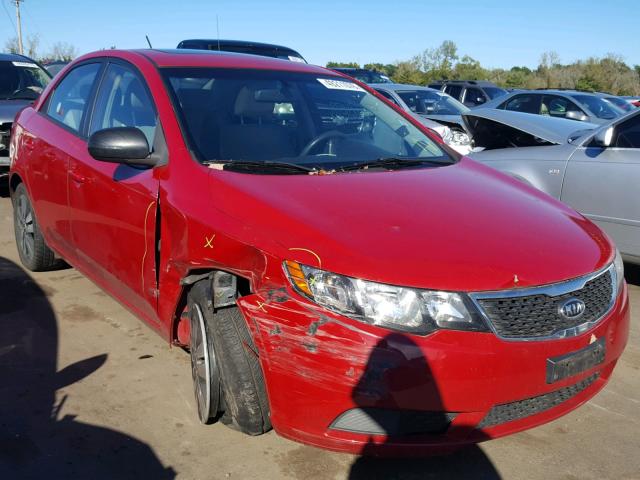 KNAFU4A20D5709426 - 2013 KIA FORTE EX RED photo 1