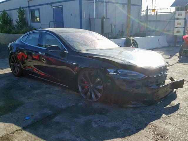 5YJSA1E49HF216188 - 2017 TESLA MODEL S BLACK photo 1