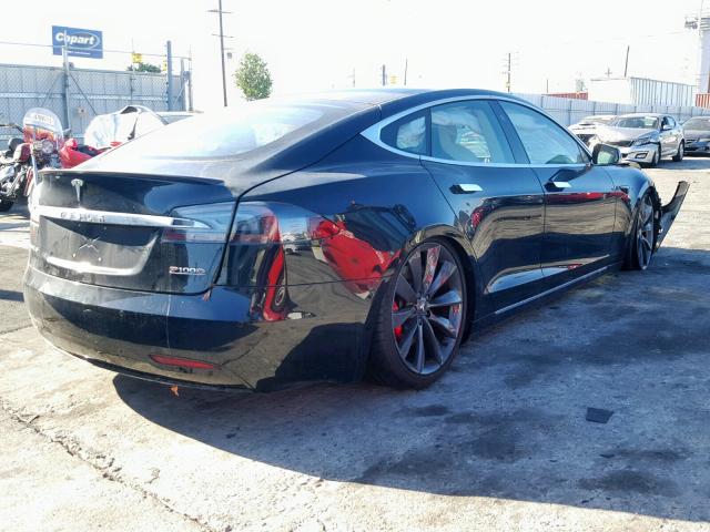 5YJSA1E49HF216188 - 2017 TESLA MODEL S BLACK photo 4