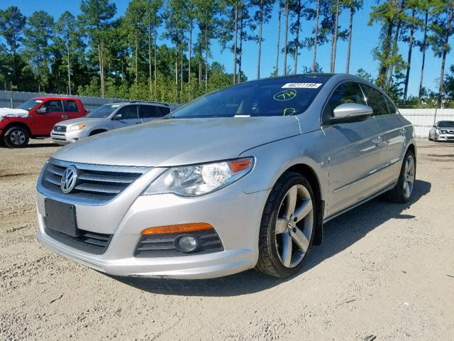 WVWHN7AN7BE713622 - 2011 VOLKSWAGEN CC LUXURY SILVER photo 2