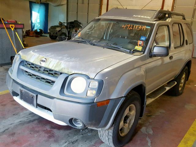 5N1ED28YX2C544082 - 2002 NISSAN XTERRA XE SILVER photo 2