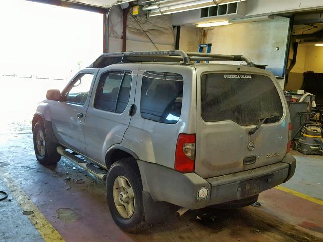 5N1ED28YX2C544082 - 2002 NISSAN XTERRA XE SILVER photo 3